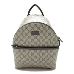 GUCCI Double G Geometric Backpack Brown GG canvas 271327FACFC4243