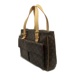 LOUIS VUITTON Multipuri City Shoulder Bag Brown Monogram PVC coated canvas M51162