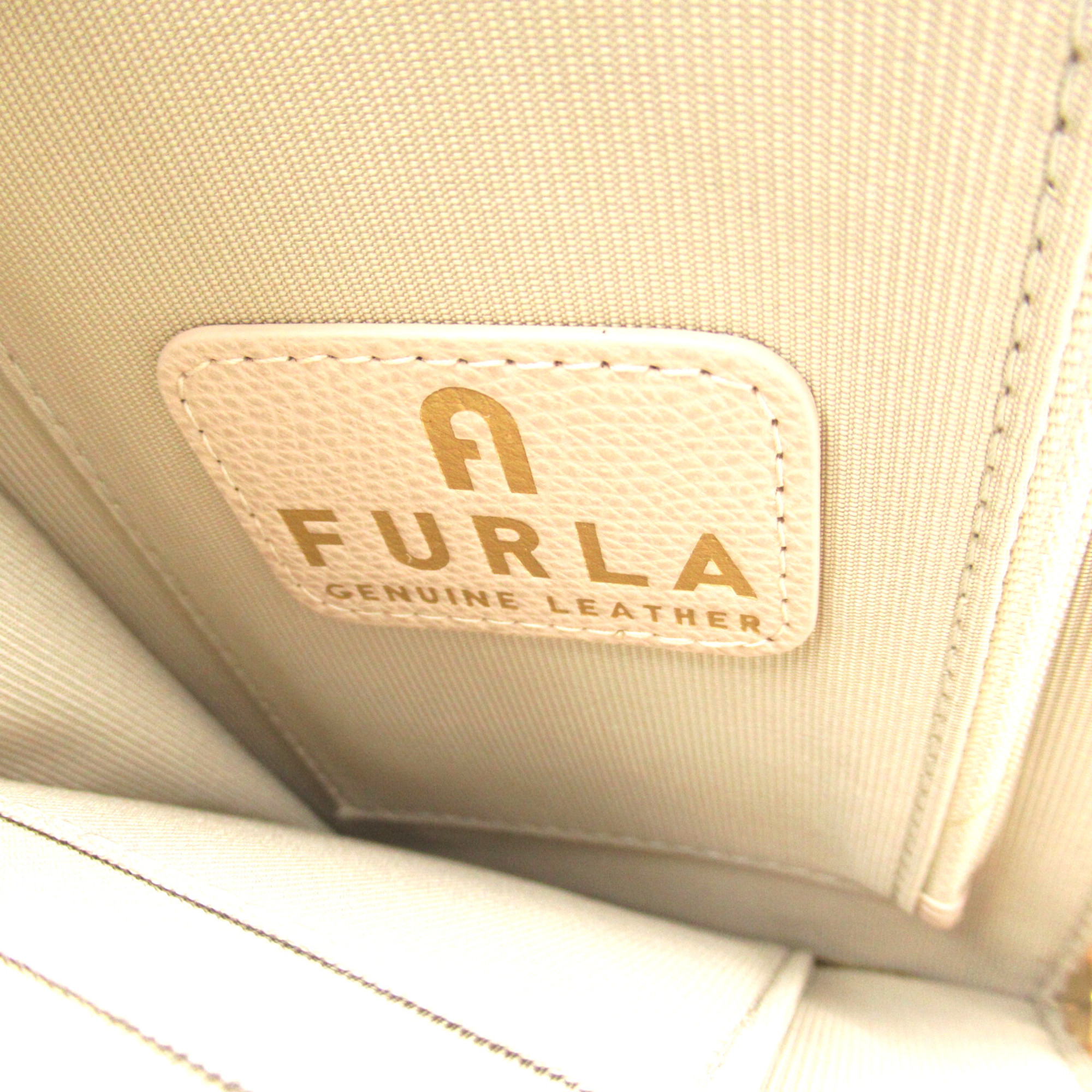 Furla Shoulder Bag Beige leather WE00582ARE000B4L00