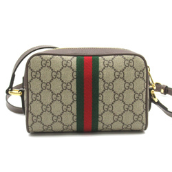 GUCCI Ophidia GG Supreme Shoulder Bag Brown Beige /Ebony PVC coated canvas 51735096IWS8745