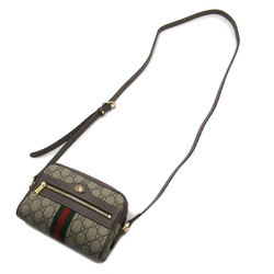 GUCCI Ophidia GG Supreme Shoulder Bag Brown Beige /Ebony PVC coated canvas 51735096IWS8745