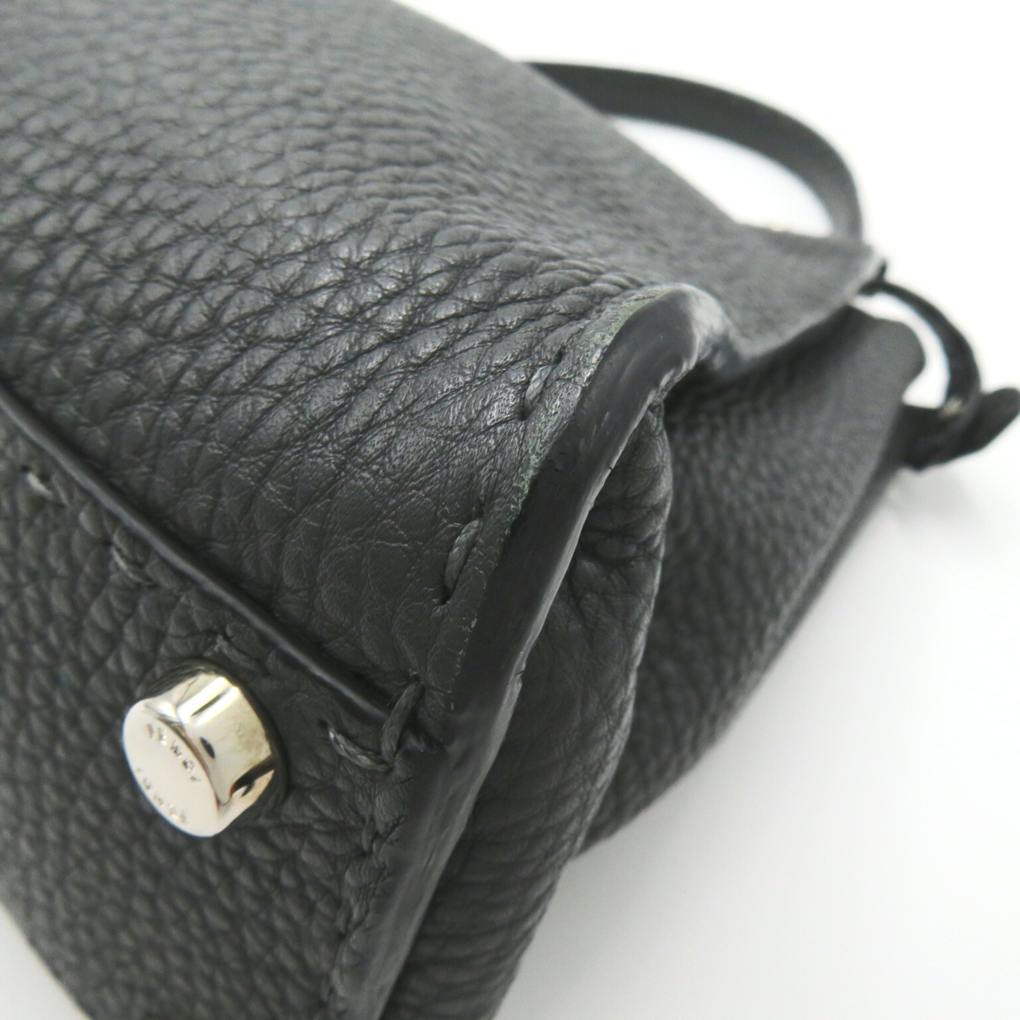 FENDI Celeria Peekaboo Gray leather