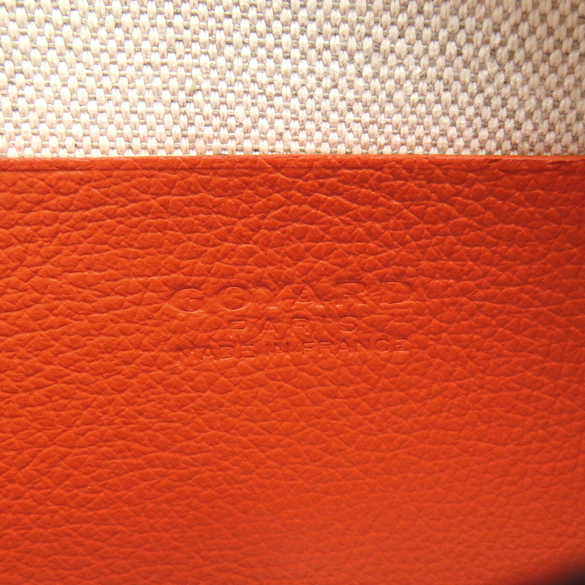 GOYARD Plum Orange PVC coated canvas PMLTY07CL07P