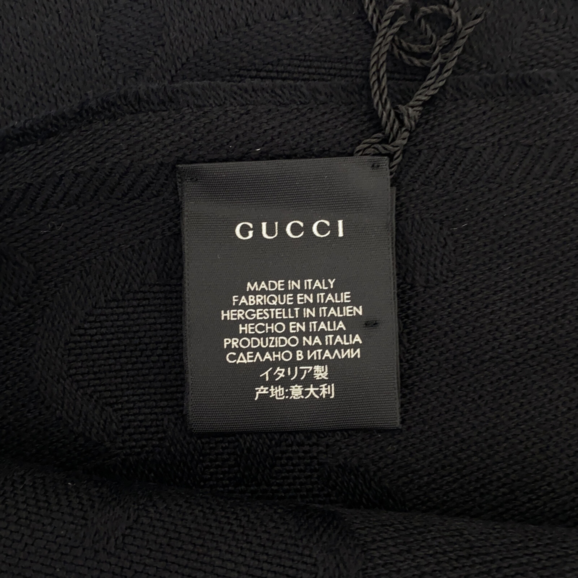 GUCCI Shawl Scalf Black wool 5815373G2001000