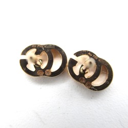 GUCCI GG Running Pierced earrings Gold K18PG(Rose Gold) Gold