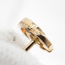 GUCCI GG Running Pierced earrings Gold K18PG(Rose Gold) Gold