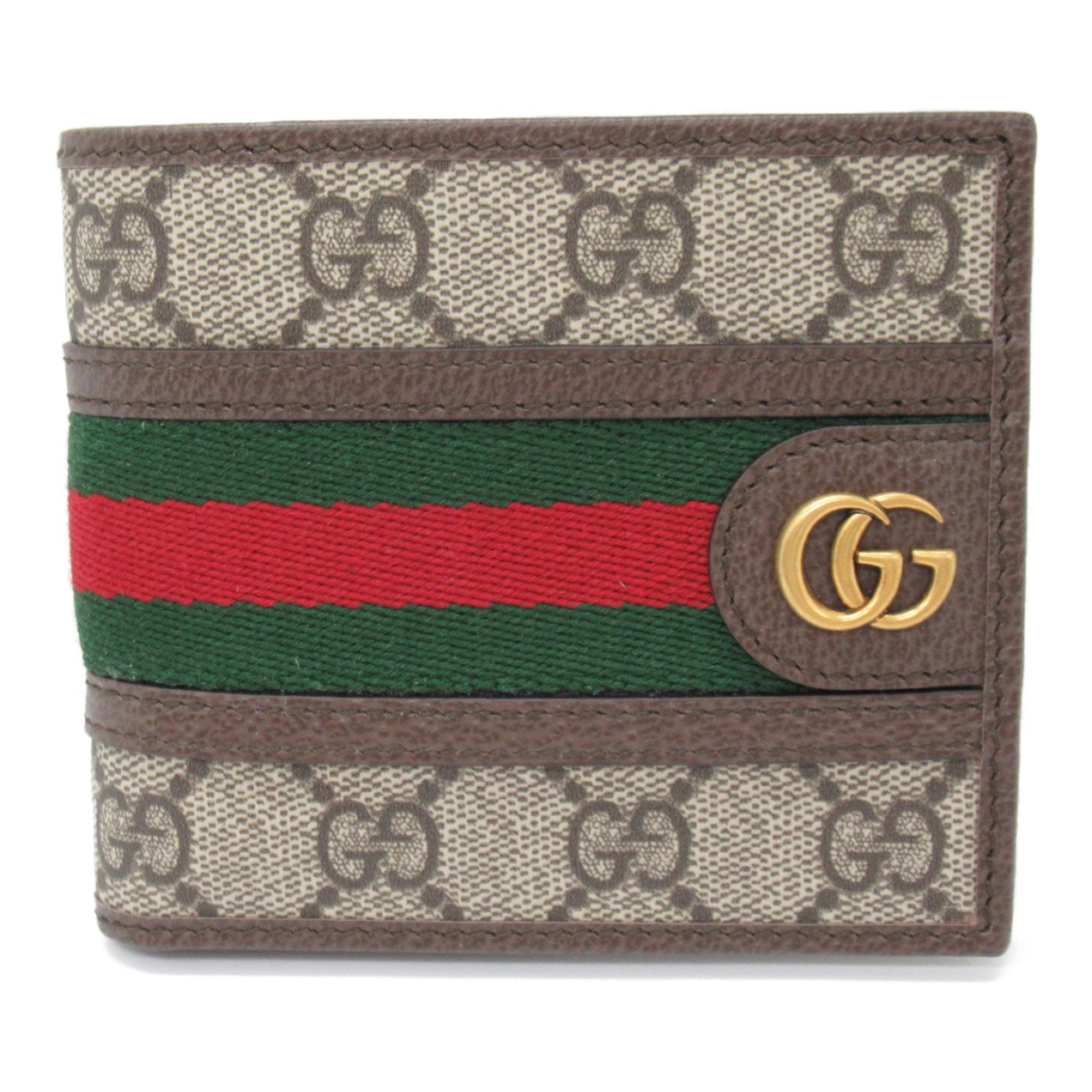 GUCCI GG Supreme wallet Beige canvas GG Supreme 59760996IWT