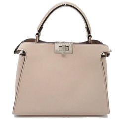 FENDI Peekaboo Icon Essential White leather 8BN302