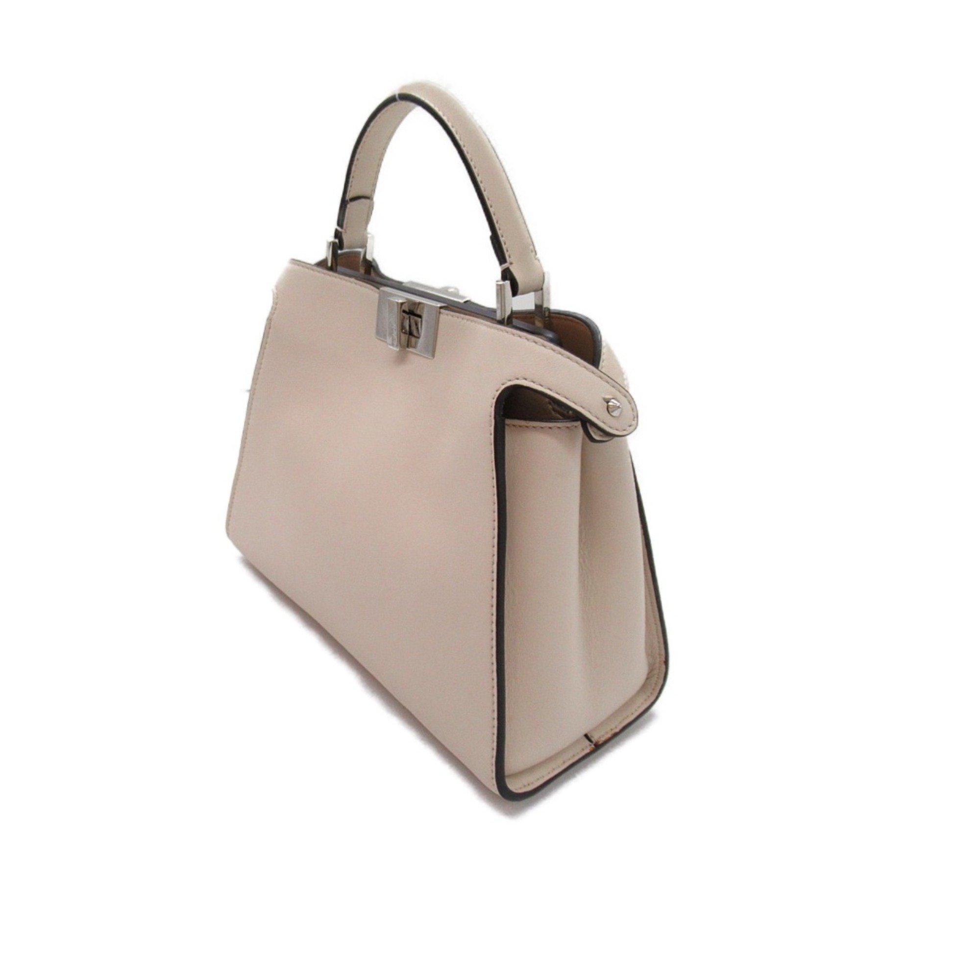 FENDI Peekaboo Icon Essential White leather 8BN302