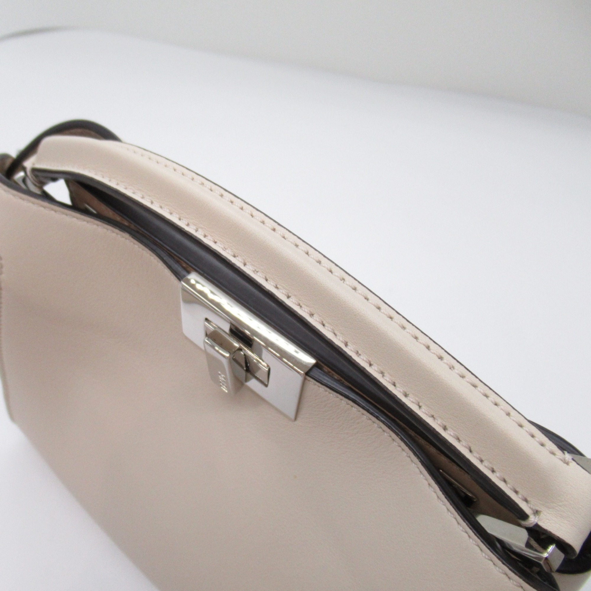 FENDI Peekaboo Icon Essential White leather 8BN302