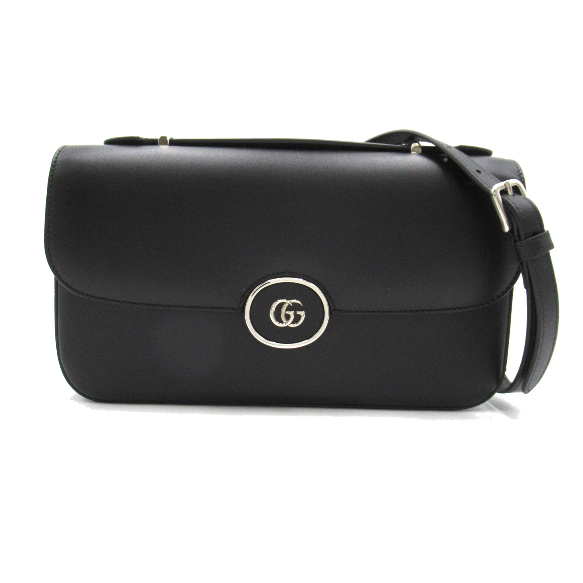 GUCCI Shoulder Bag Black leather 739721AABSG1000