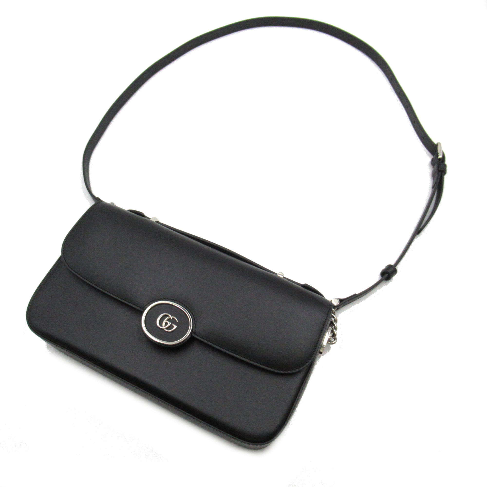 GUCCI Shoulder Bag Black leather 739721AABSG1000