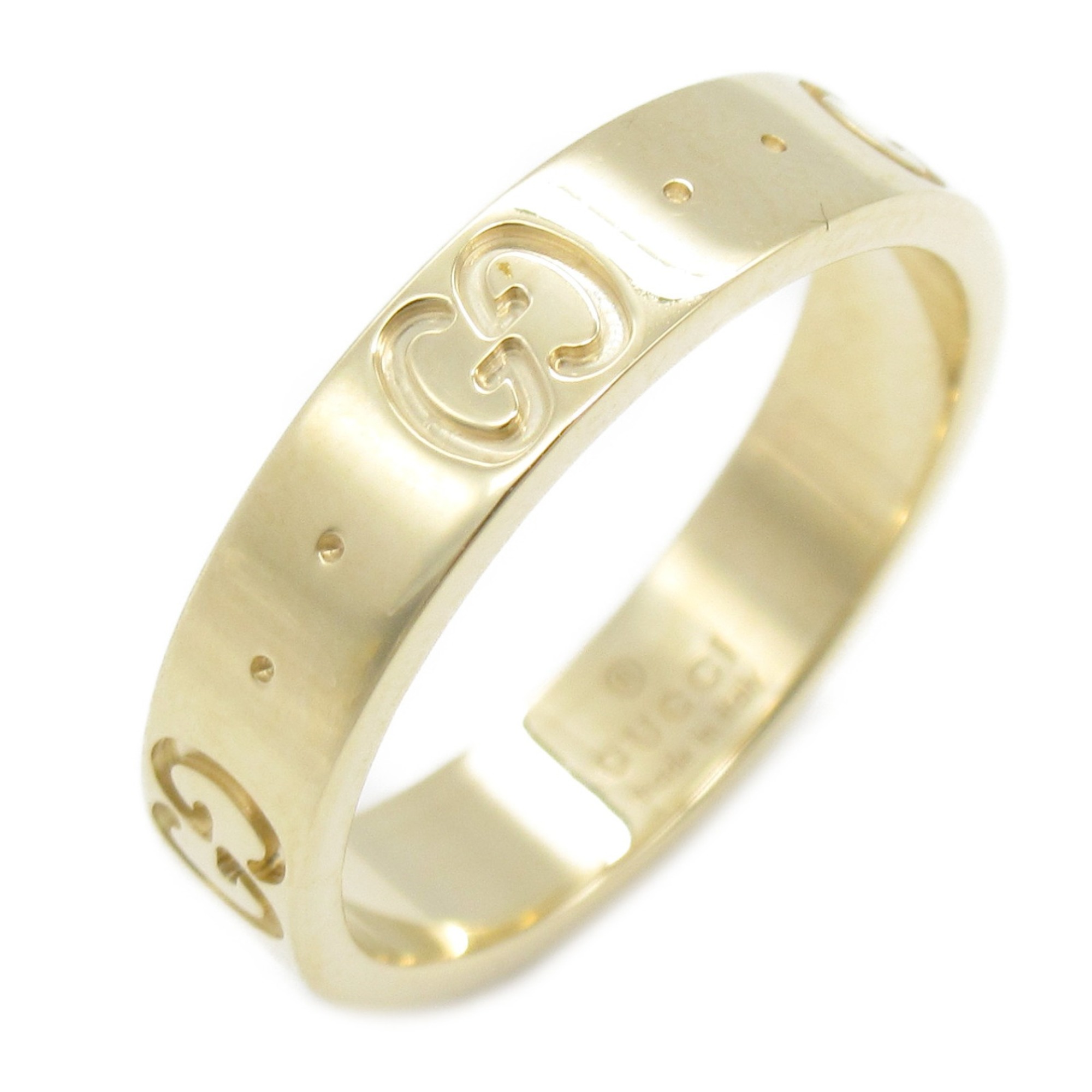 GUCCI Icon Ring Gold K18 (Yellow Gold) Gold