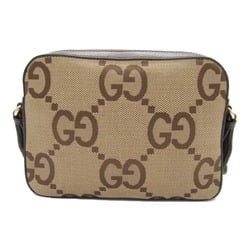 GUCCI jumbo GG messenger bag Beige Brown GG canvas 675891