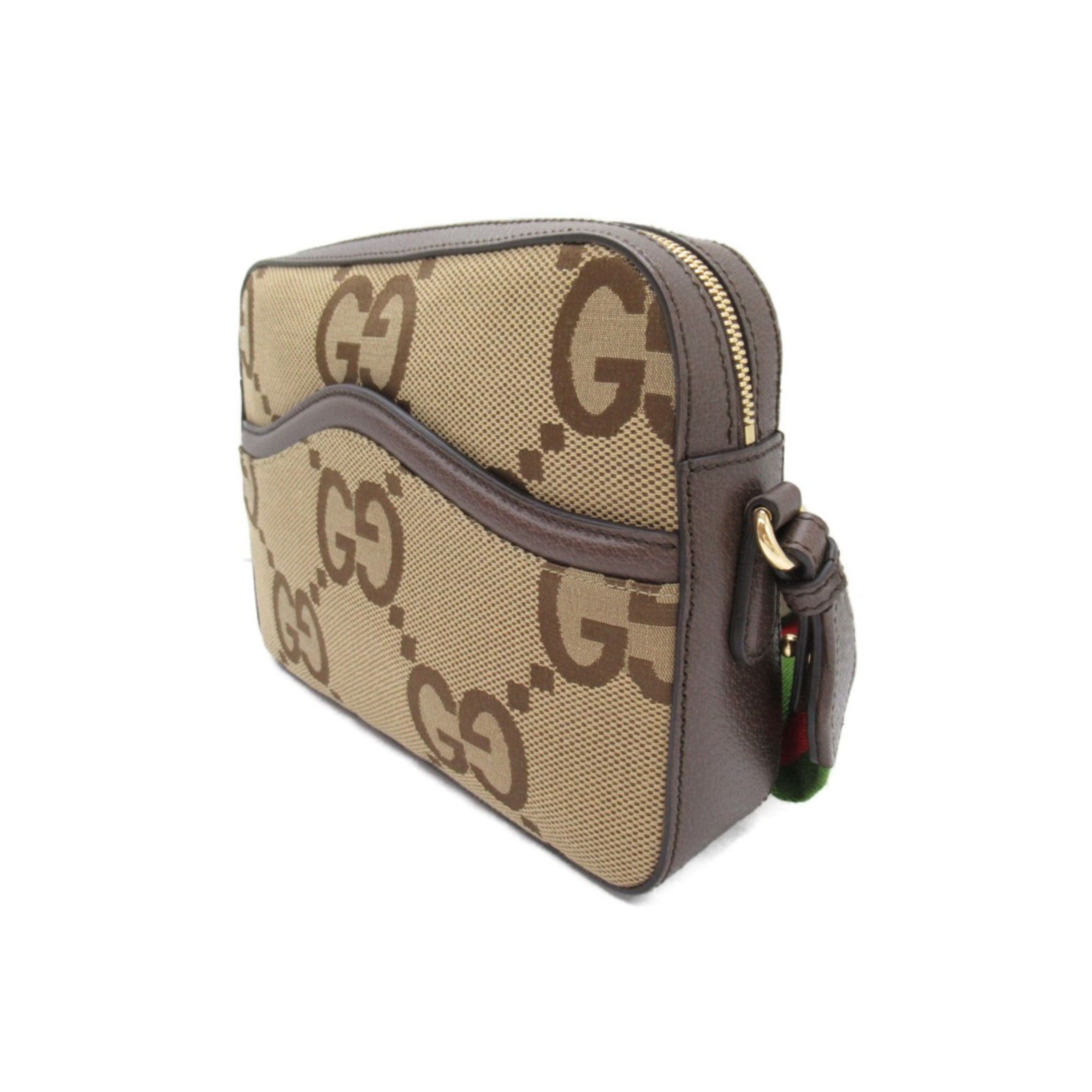 GUCCI jumbo GG messenger bag Beige Brown GG canvas 675891