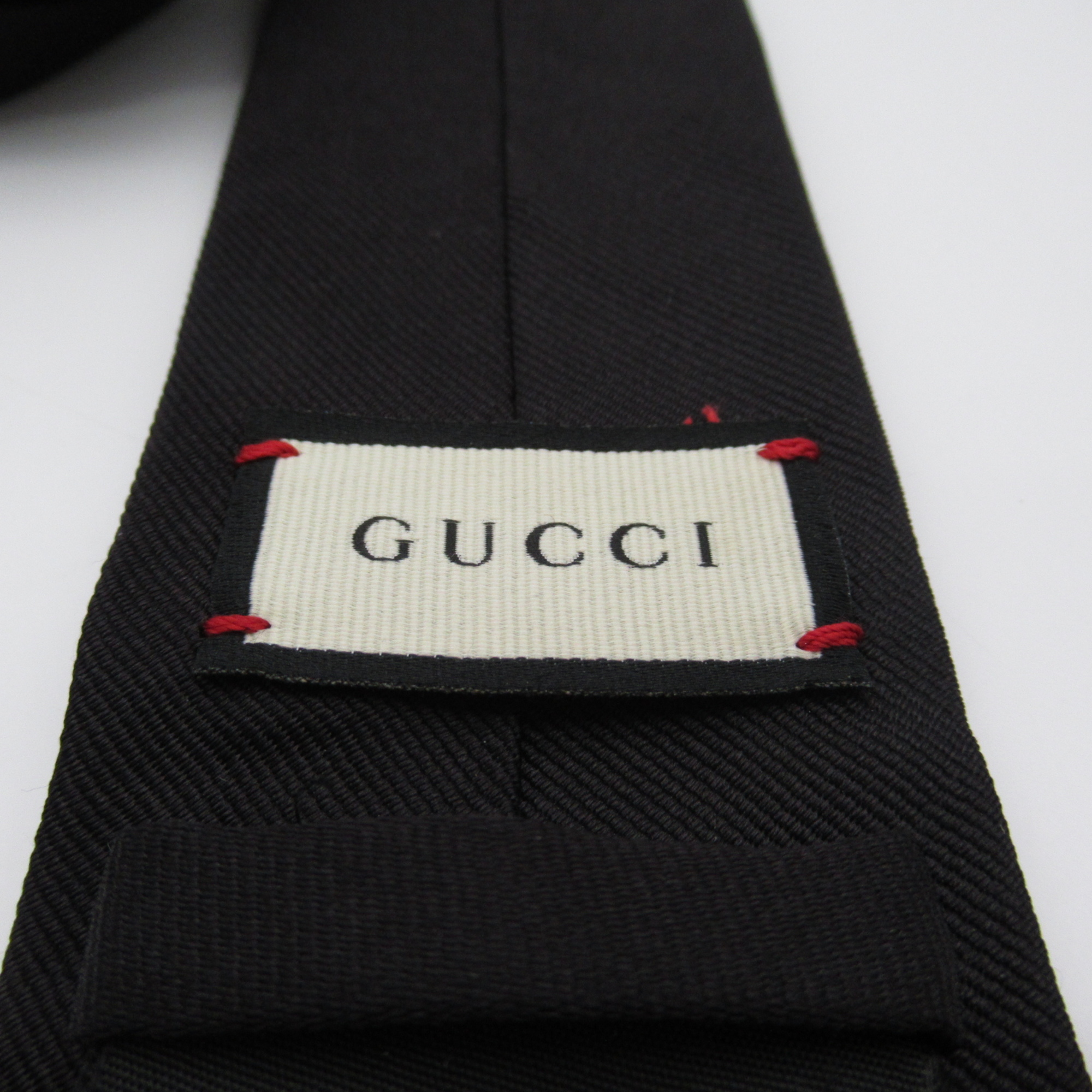 GUCCI tie Black silk