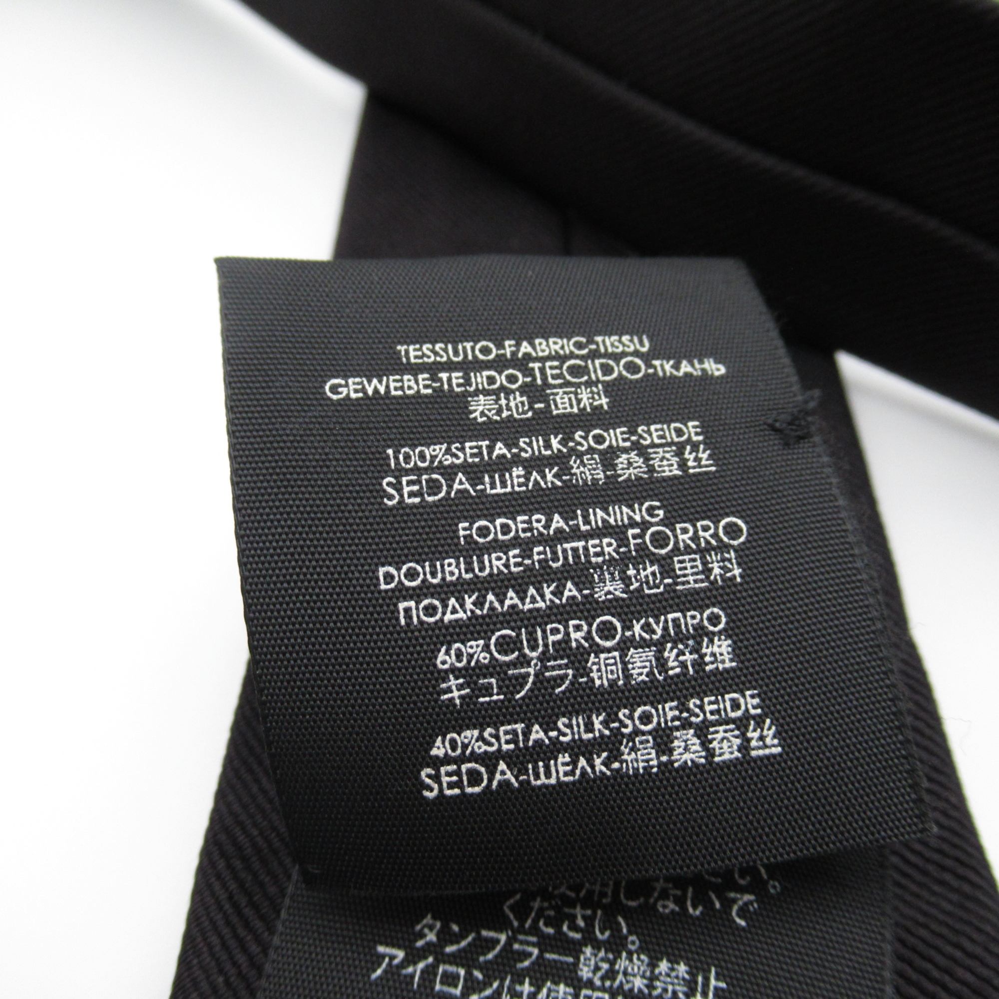 GUCCI tie Black silk