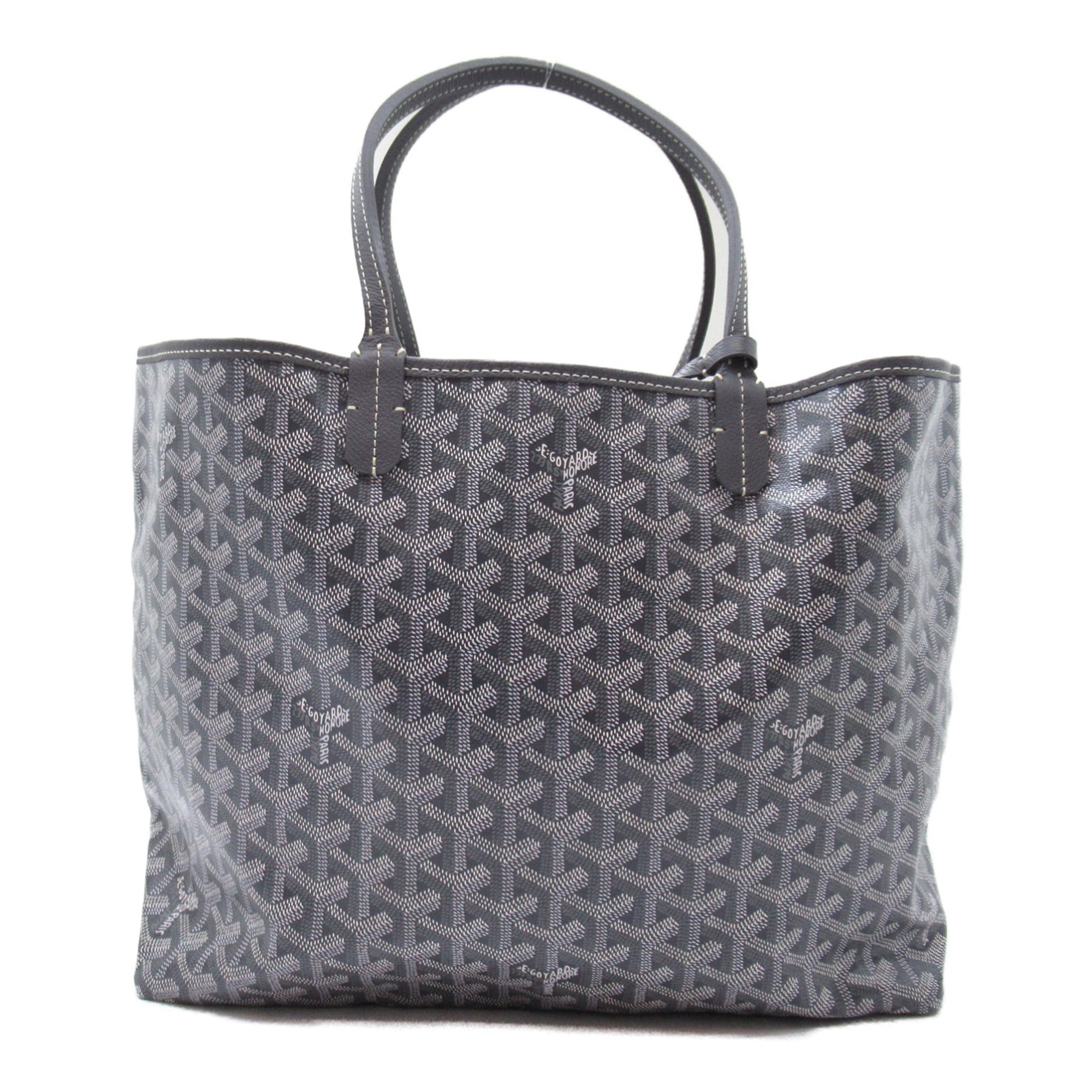 GOYARD Saint Louis PM Tote Bag Gray canvas Coated canvas MAE020243