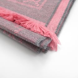 GUCCI Scarf Pink Gray wool 804376610