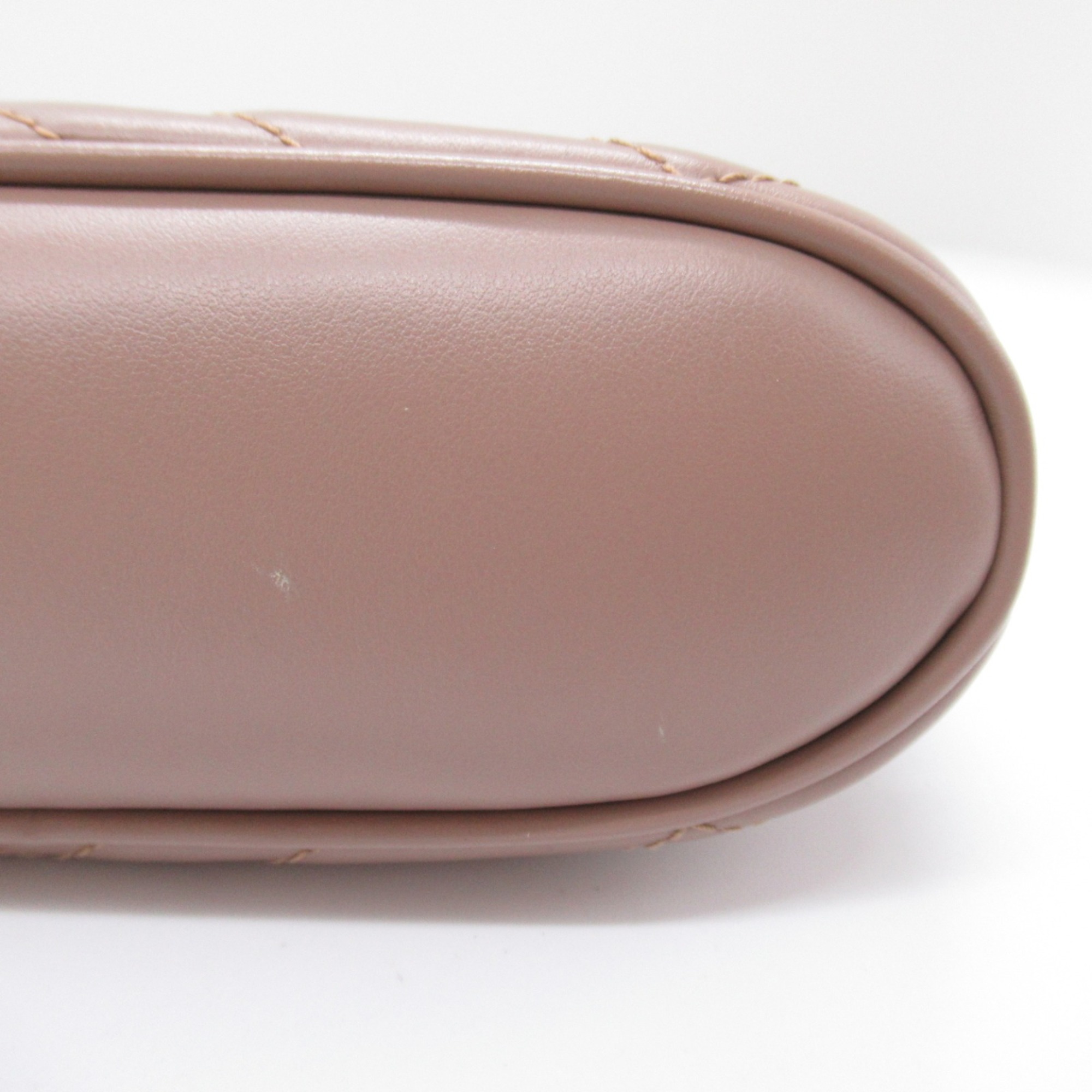 GUCCI GG Marmont Pouch Pink Pink Beige leather 625544