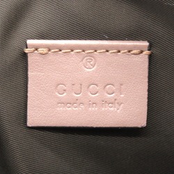 GUCCI GG Marmont Pouch Pink Pink Beige leather 625544