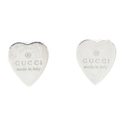 GUCCI Heart mark Pierced earrings Silver Silver925 Silver