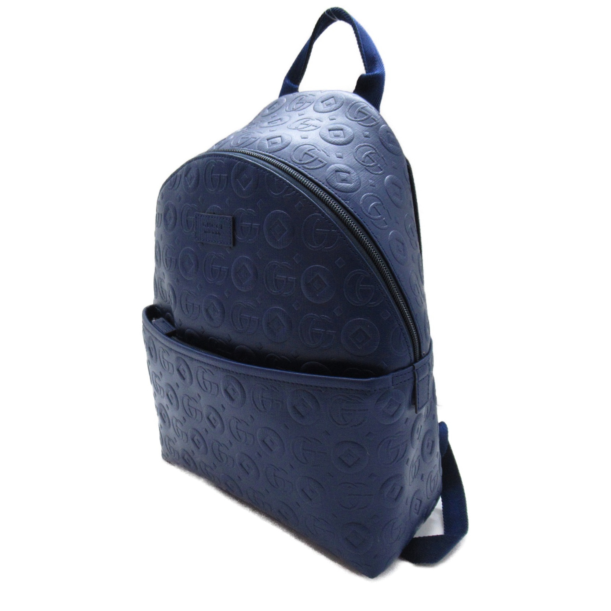 GUCCI Kids Backpack Navy GG canvas 782708FAC4E9771