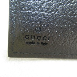 GUCCI GG Marmont business card holder Black leather 428737