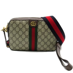 GUCCI GG Supreme Shoulder Bag Beige PVC coated canvas 699439