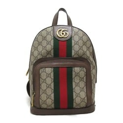 GUCCI Ophidia GG Small Backpack Rucksack Beige PVC coated canvas 547965