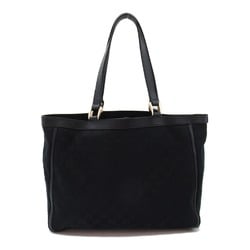 GUCCI Tote Bag Black GG canvas 146247