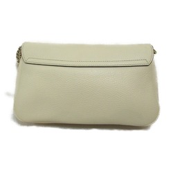 GUCCI ChainShoulder Bag Beige leather 536224