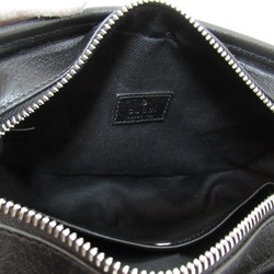 GUCCI Jumbo GG Shoulder Bag Black canvas 696075