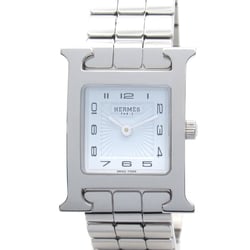 HERMES H watch Wrist Watch HH1.210 Quartz White Stainless Steel