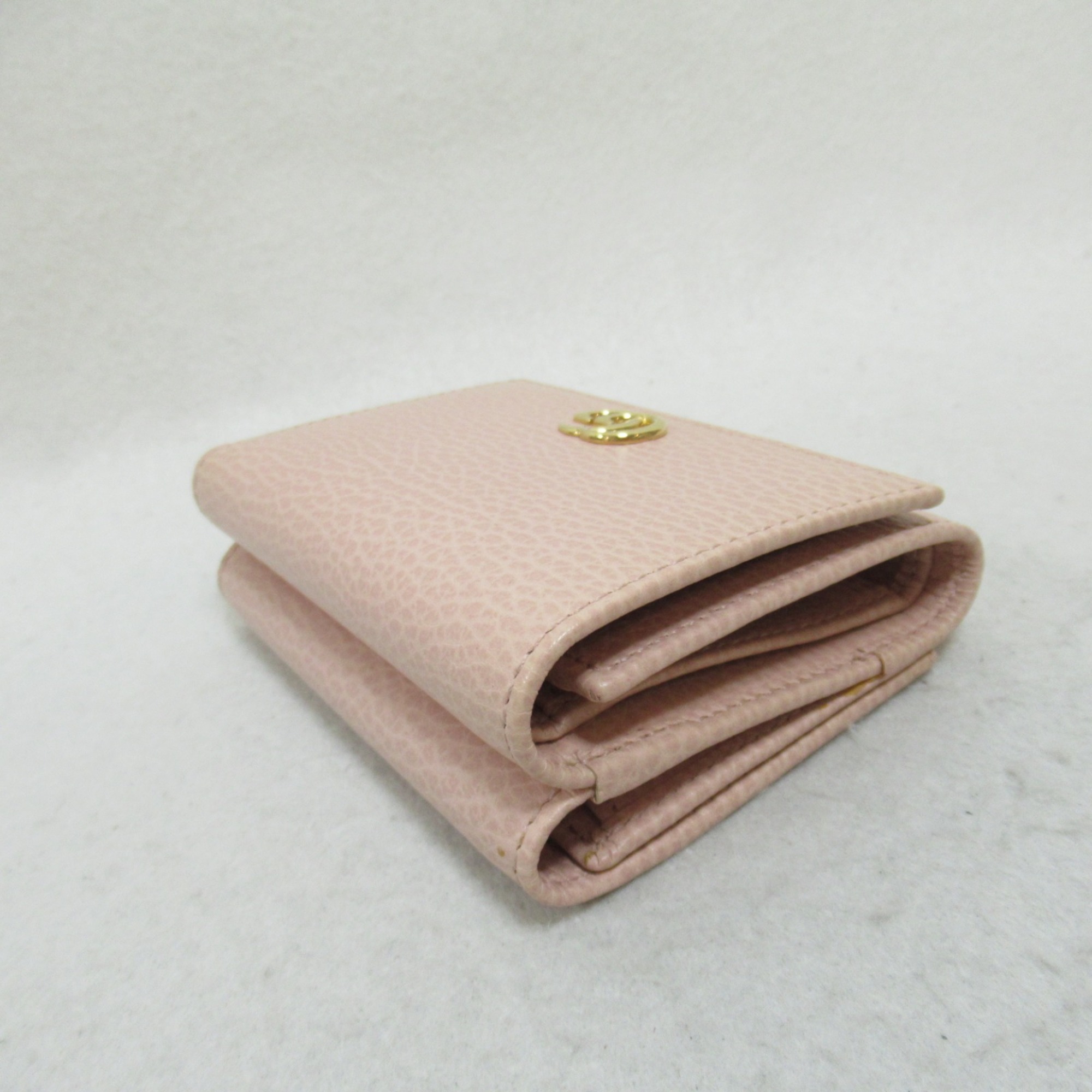 GUCCI Double SidedWallet Pink leather 474746