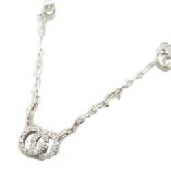 GUCCI Necklace Silver K18WG(WhiteGold) Silver