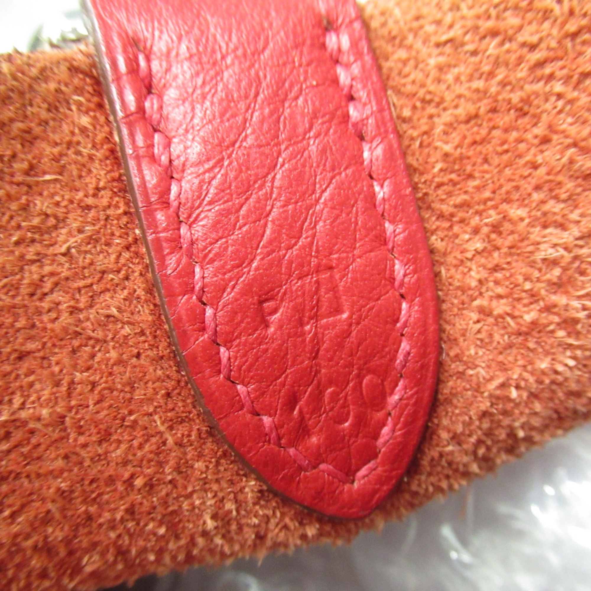 HERMES Manjoire PM Red Taurillon Clemence leather