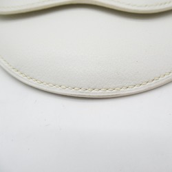 HERMES Sologne White leather