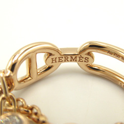 HERMES Chaine d'Ancre Chaos PM Ring Clear K18PG(Rose Gold) Clear