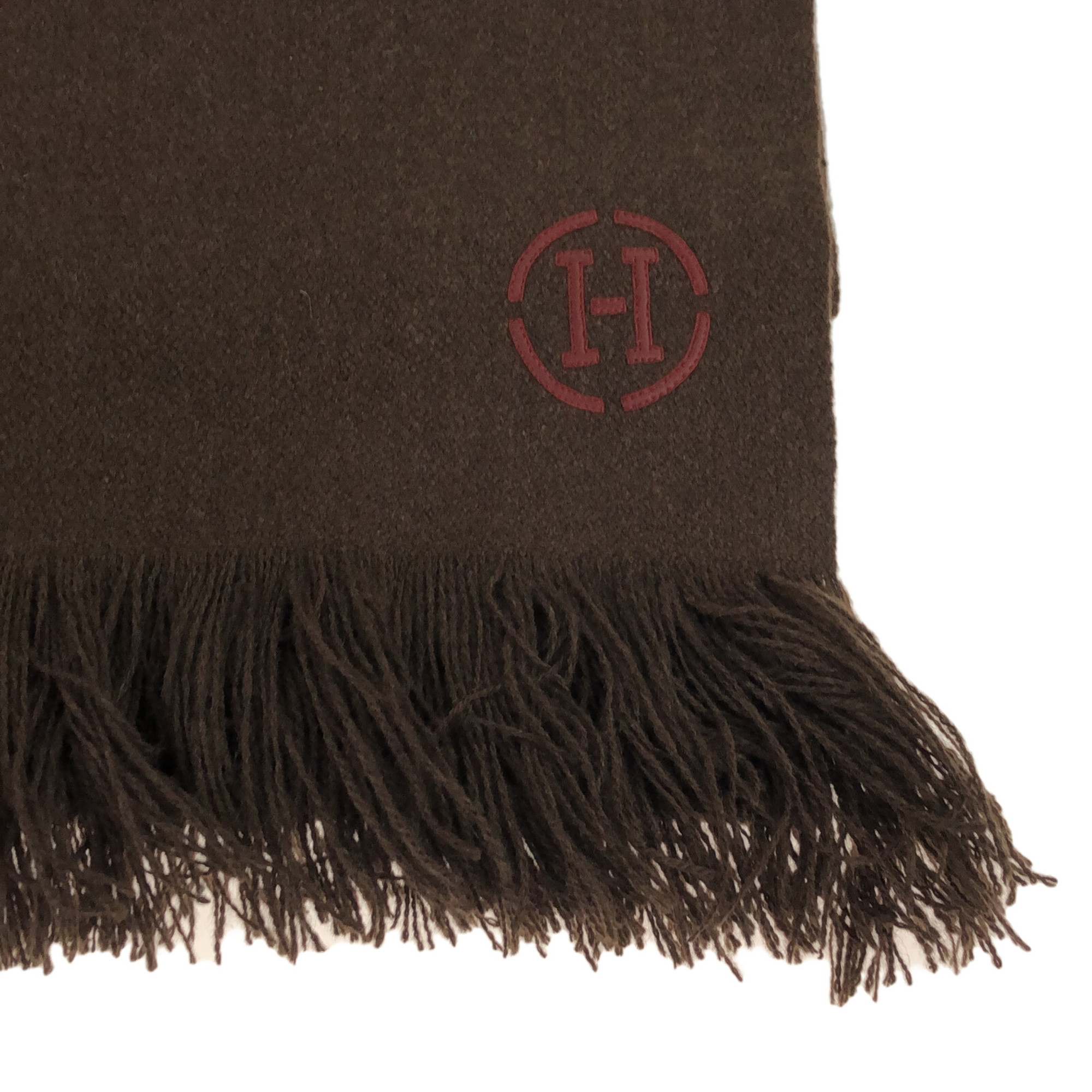 HERMES Black wool