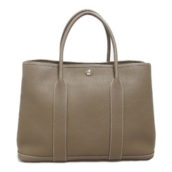 HERMES Garden Party PM Etoupe Gray Tote Bag Beige Etoupe Grey Negonda leather leather