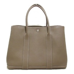 HERMES Garden Party PM Etoupe Gray Tote Bag Beige Etoupe Grey Negonda leather leather