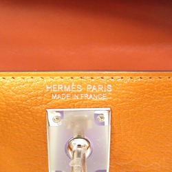 HERMES Mini Kelly 2 Verso Orange/Zanguine Handbag Orange Zanguine Orange Shave leather