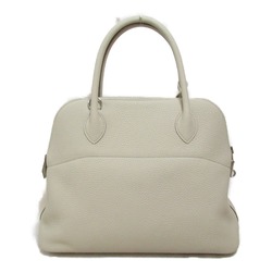 HERMES Bolide31 Craie handbag White Craie Taurillon Clemence leather