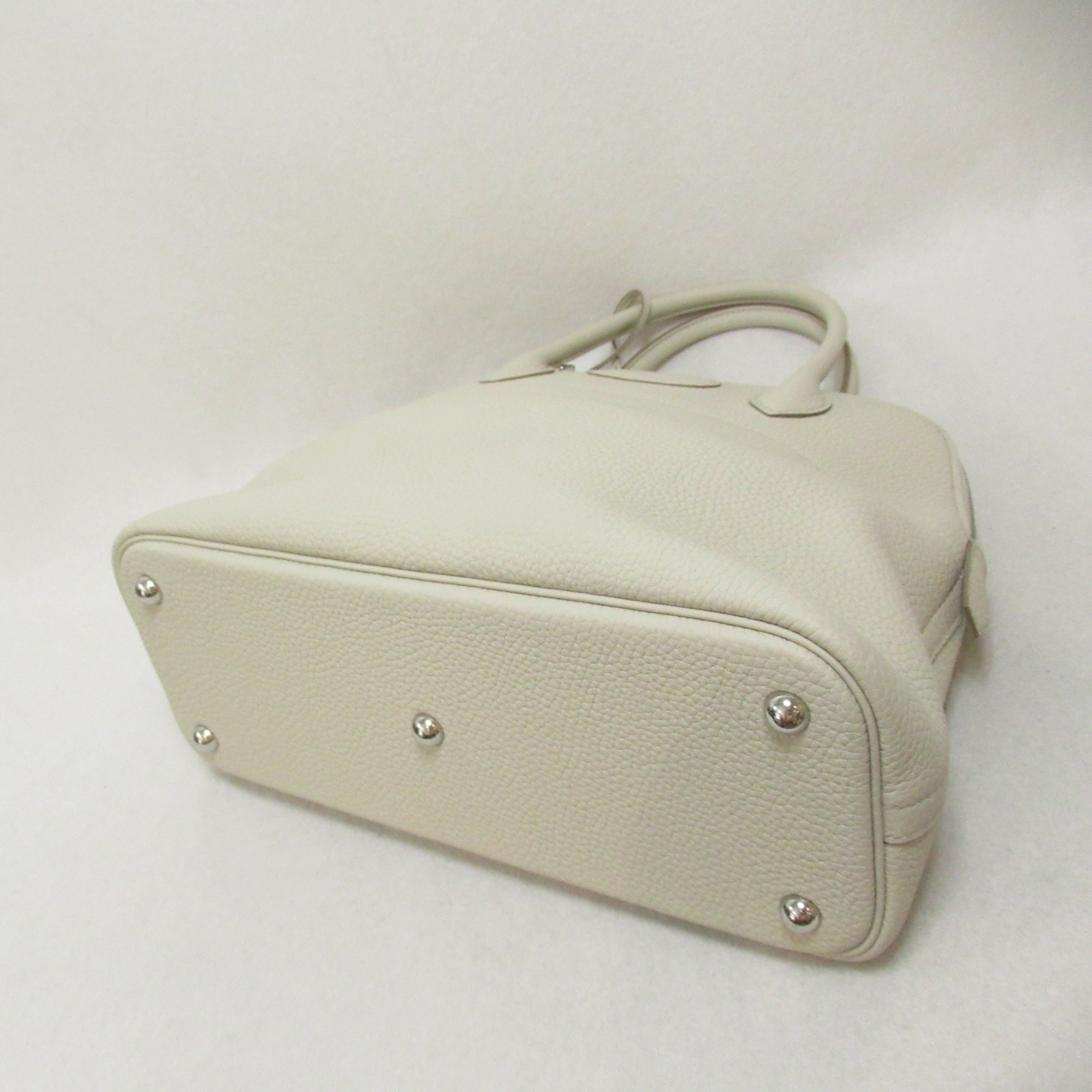 HERMES Bolide31 Craie handbag White Craie Taurillon Clemence leather