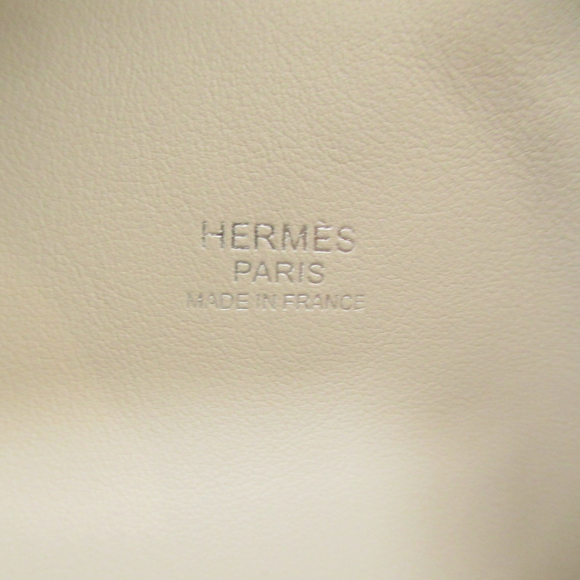 HERMES Bolide31 Craie handbag White Craie Taurillon Clemence leather