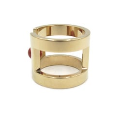 HERMES Scalf ring Gold Gold Plated