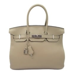 HERMES Birkin 35 Trench handbag Beige Trench Togo leather leather