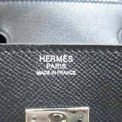 HERMES Birkin 30 Black handbag Black Noir Epsom leather