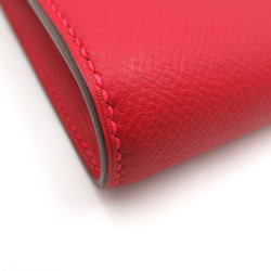 HERMES Constance Long Red Rouge casaque Epsom leather